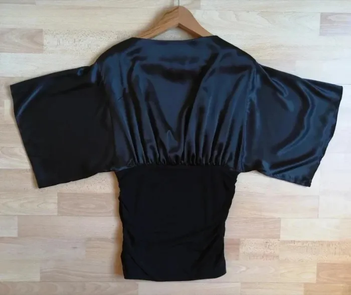 Haut noir satiné Morgan Taille 40 - photo numéro 5