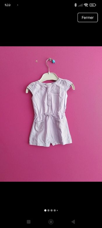 Combi short Tex Baby 3 mois b1