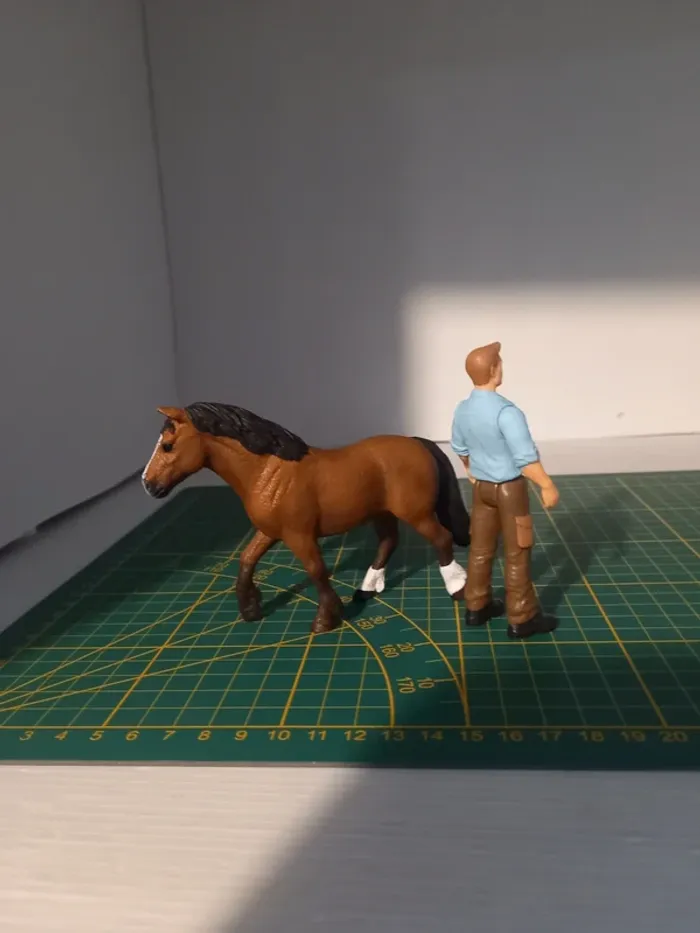 Schleich cheval et homme - photo numéro 2