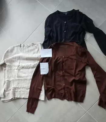 Lot pull gilets taille L
