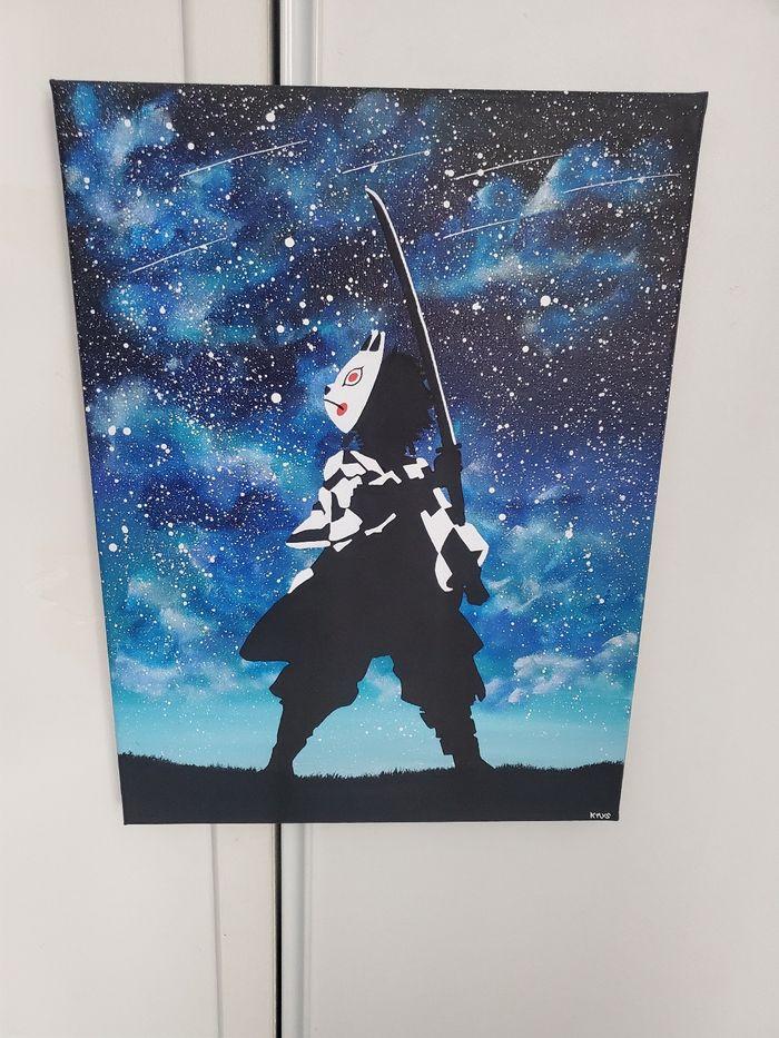 Tableau demon slayer tanjiro kamado neuf - photo numéro 1