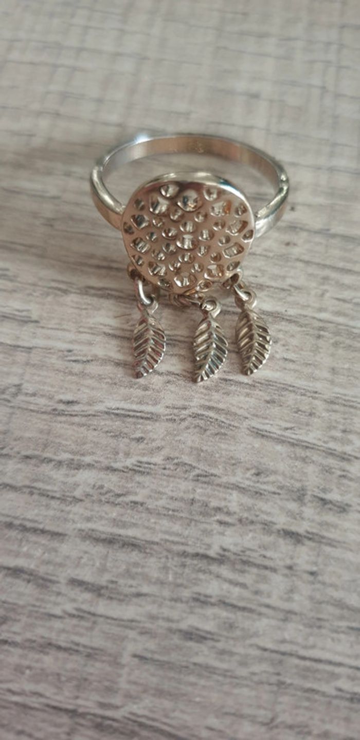 Bague attrape rêve dorée - photo numéro 3
