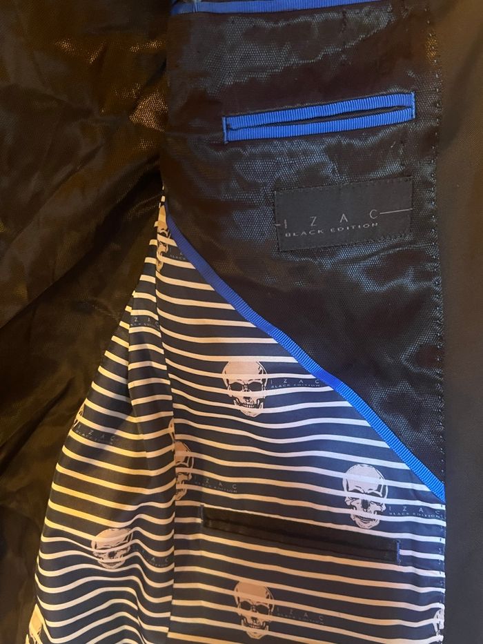 Blazer Veste Homme Izac Black Edition Noir T. 48 - photo numéro 10