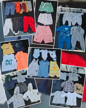 Lot 41 vêtements garçon 3 mois