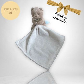 doudou ours avec mouchoir doudou et compagnie A92