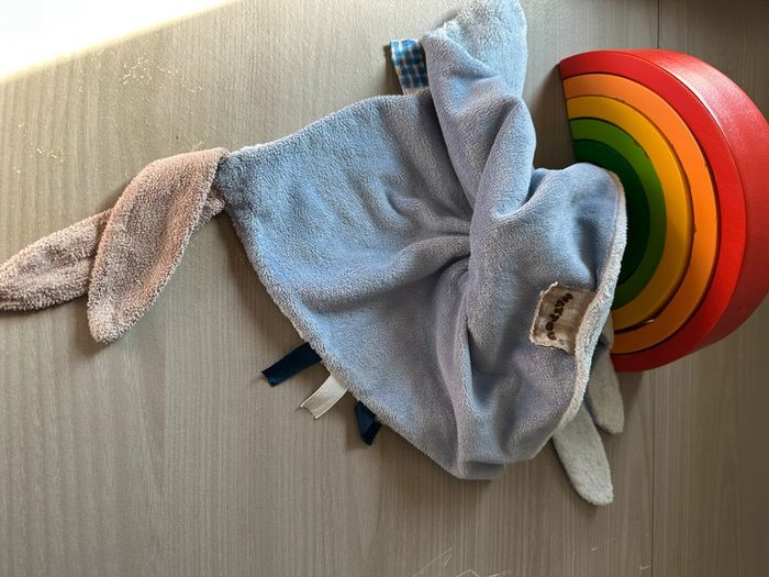 Doudou Natou plat Lapin Alex & Bibou - photo numéro 2