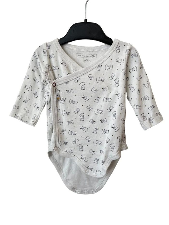 Body manches longues (oursons nid d’amour) - Sergent Major 3 mois (59cm) - photo numéro 2