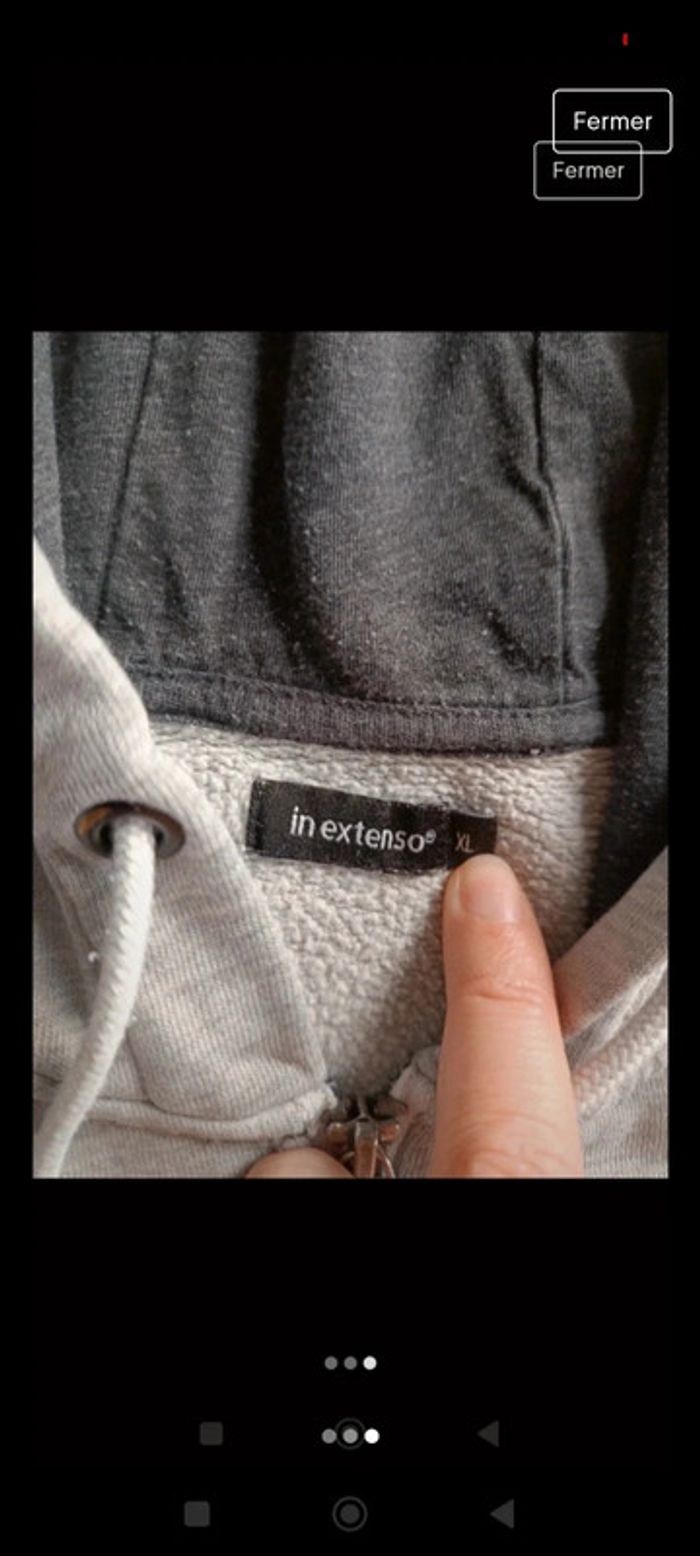 Gilet à capuche xl - photo numéro 3