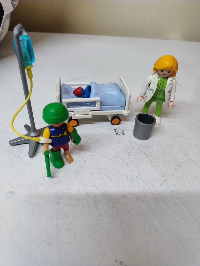 Playmobil chambre enfant hôpital 6661