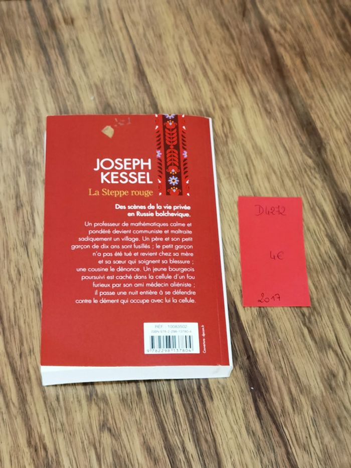 D4272 - livre "La steppe rouge" de Joseph Kessel - photo numéro 2
