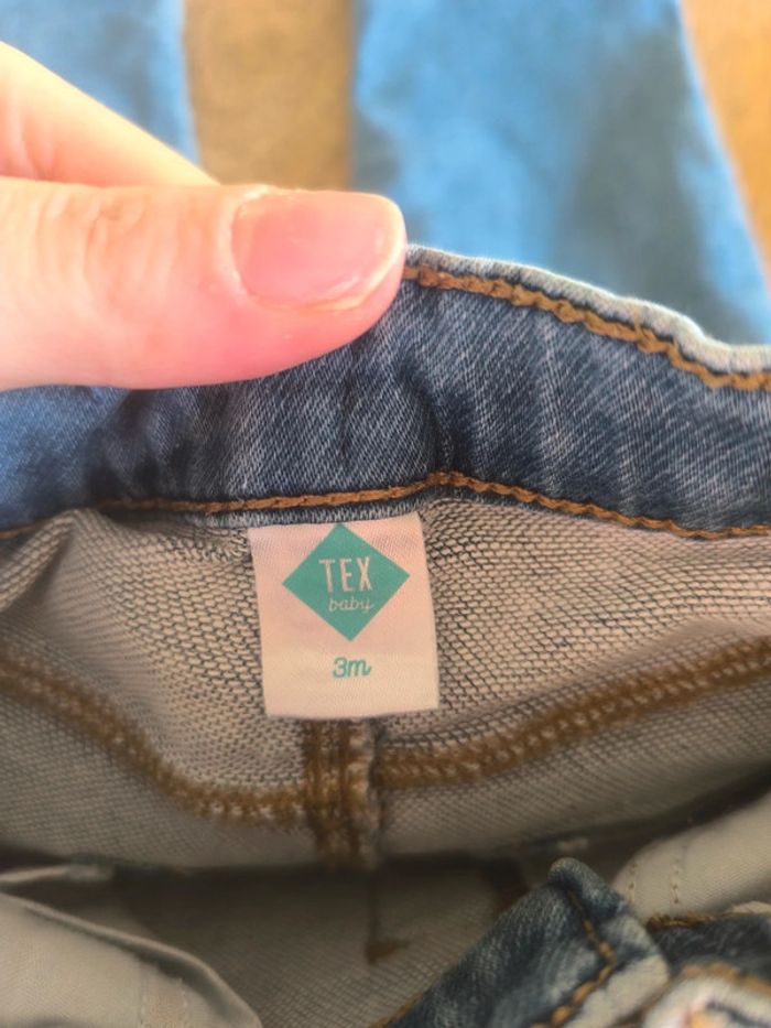 Jeans 3 mois garçons tex - photo numéro 3