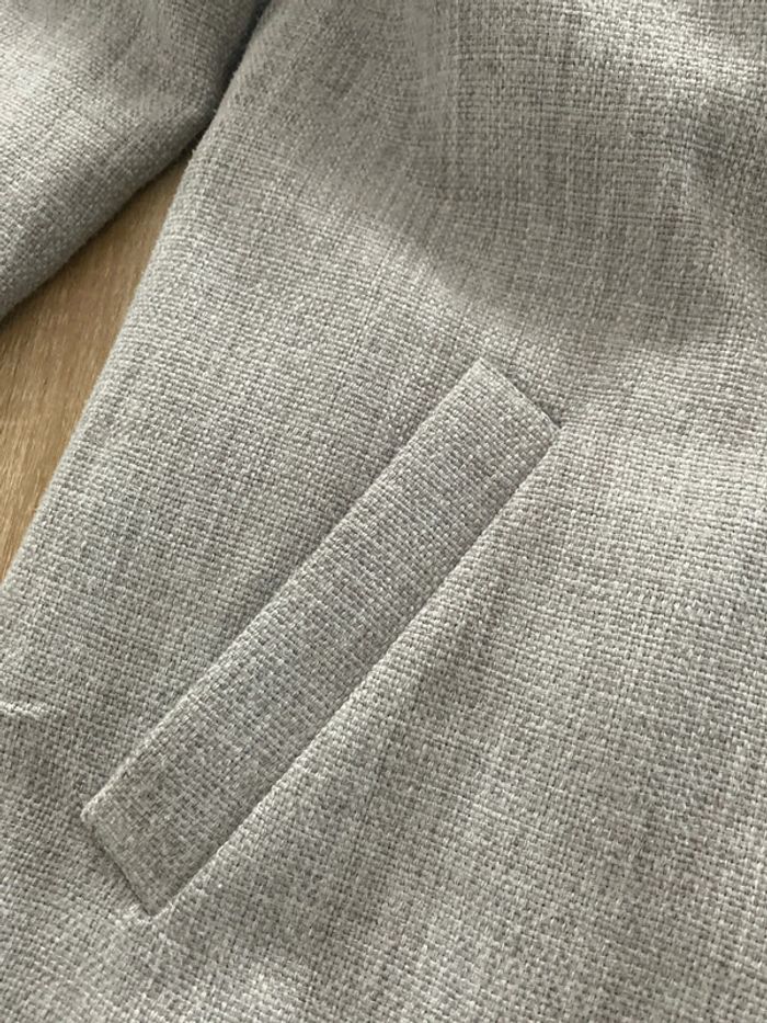 Manteau caban mi saison mango 12 ans gris neuf - photo numéro 7