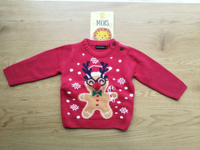 Pull noël 12 mois