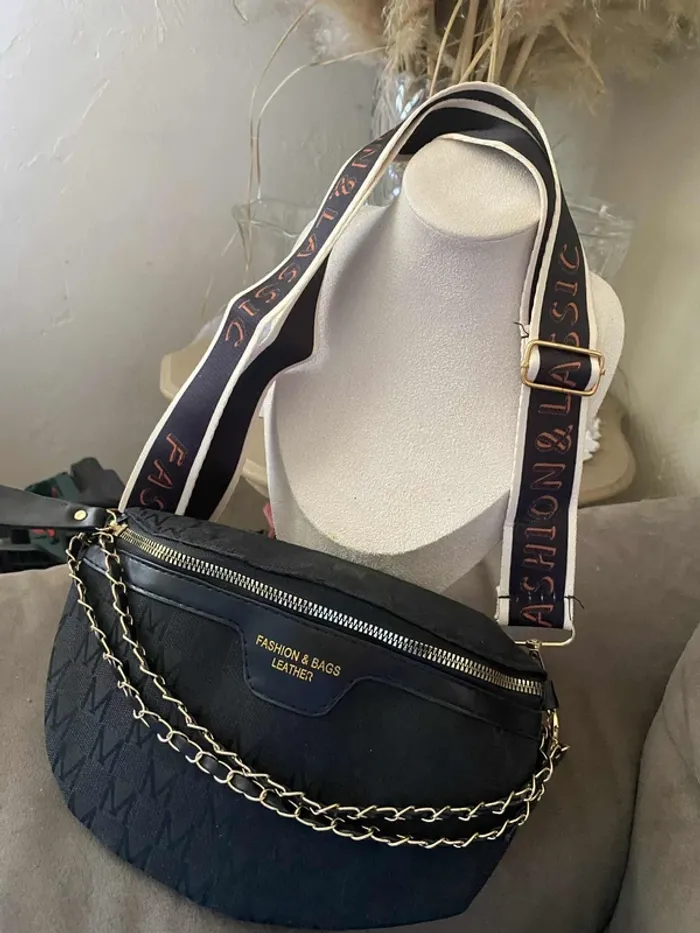 Sac banane noir tendance - photo numéro 6