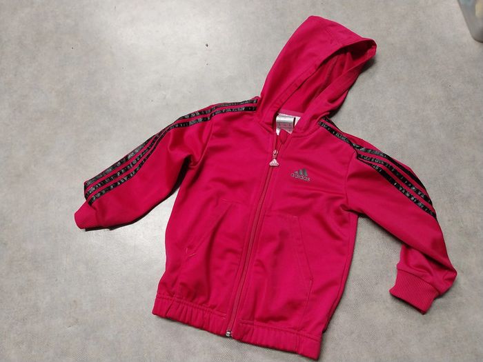 veste jogging fille 2/3 ans adidas