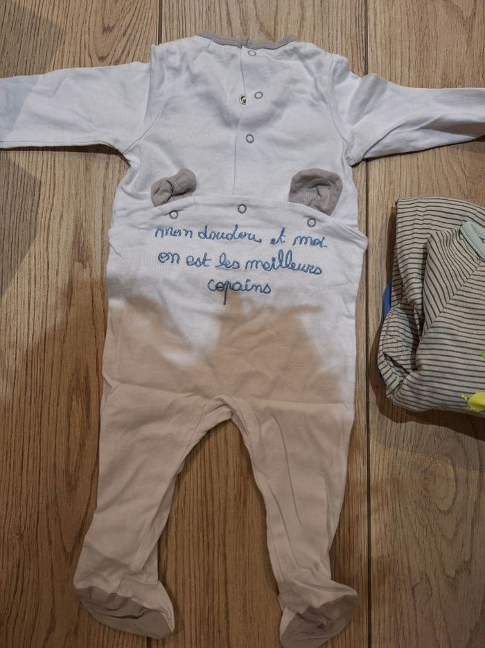 Lot pyjamas 6 mois ete garçon - photo numéro 3