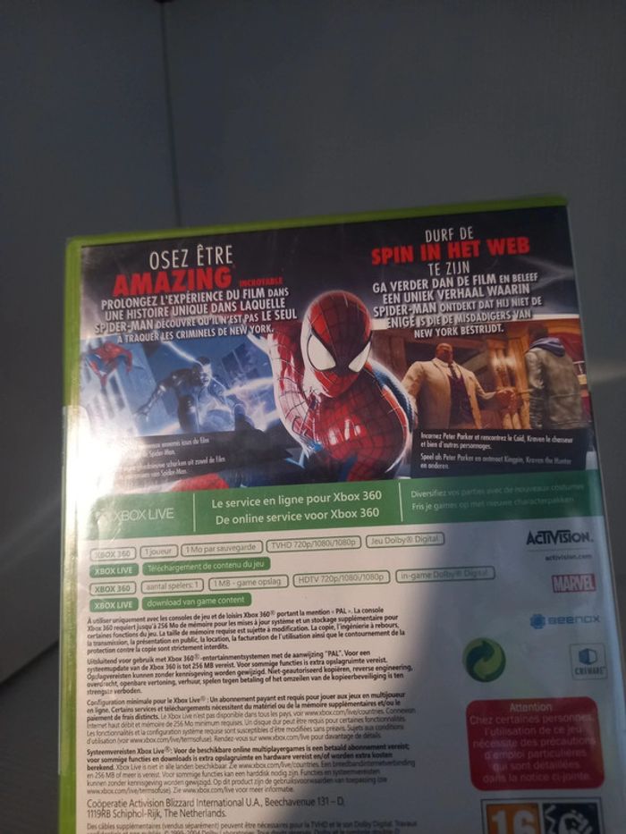 Xbox 360 amazing spiderman 2 sous blister - photo numéro 7