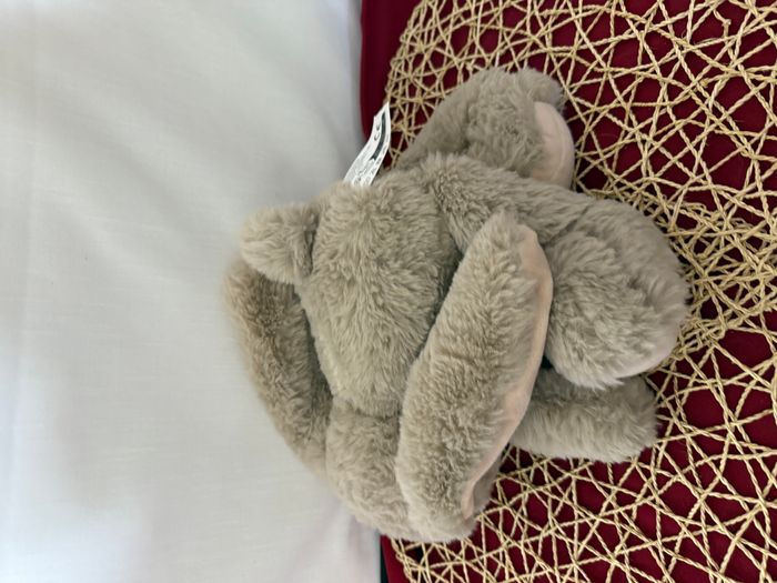 Doudou peluche lapin marron beige ZD TRADING - photo numéro 5