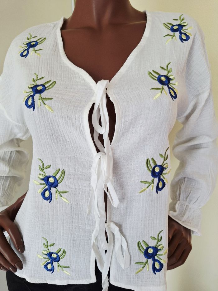 Chemise en coton taille M marque Suzzy & Milly - photo numéro 2
