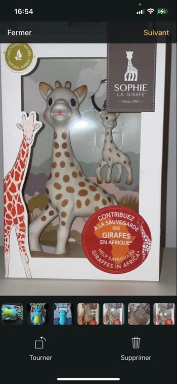Sophie la girafe  +porte clef