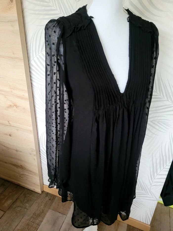 Très jolie robe taille XS noir zara - photo numéro 3