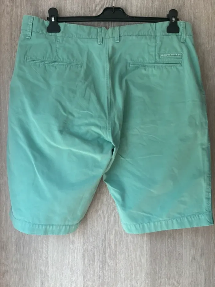 Short chino vert d'eau - La squadra polo Club - T48 - photo numéro 7
