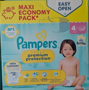 Couches Pampers prenuim T4(9-14kg)