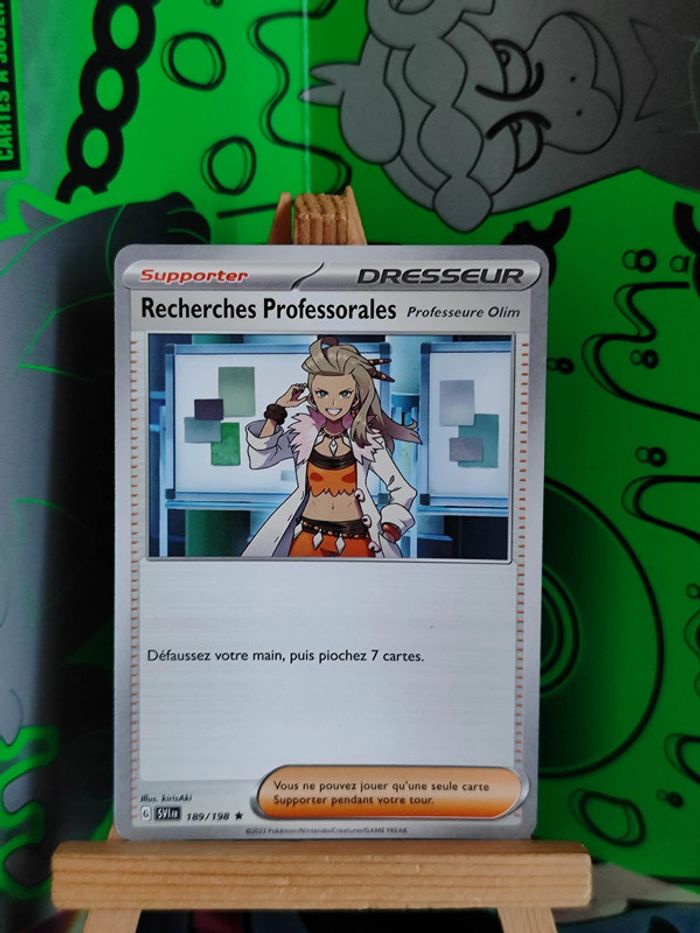 Recherches Professorales Professeure Olim rare (deck) 189/198 écarlate et violet