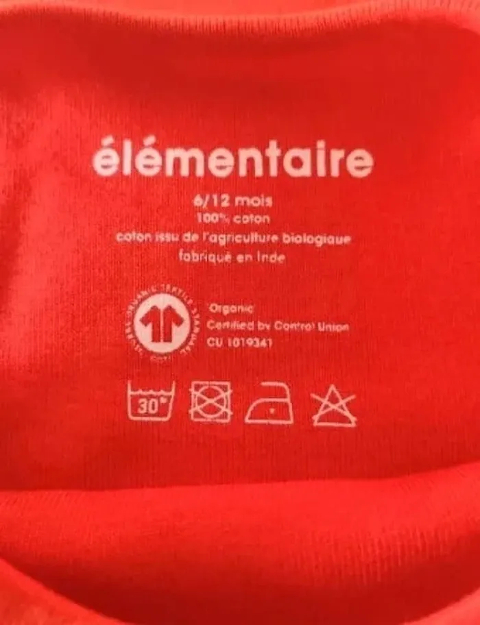 Elémentaire Débardeur + bandana 6 / 12 mois - photo numéro 5