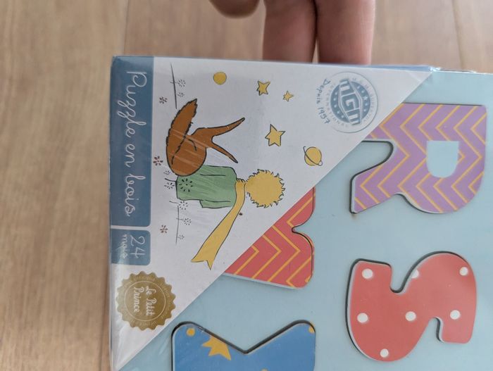 Puzzle bois alphabet Le petit prince  neuf - photo numéro 3