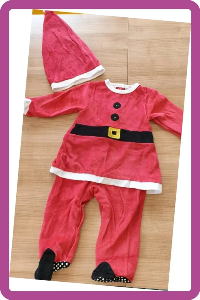 Pyjama père Noël 9 mois
