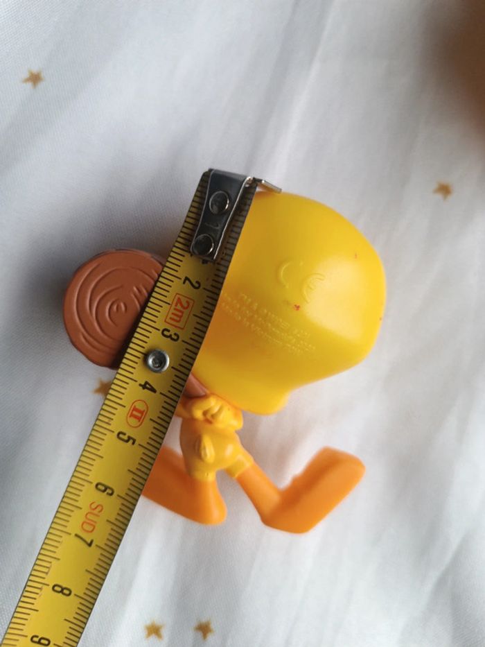 Peluche plush titi Grosminet allongé couché Looney Tunes toons figurine massue masse marteau - photo numéro 7