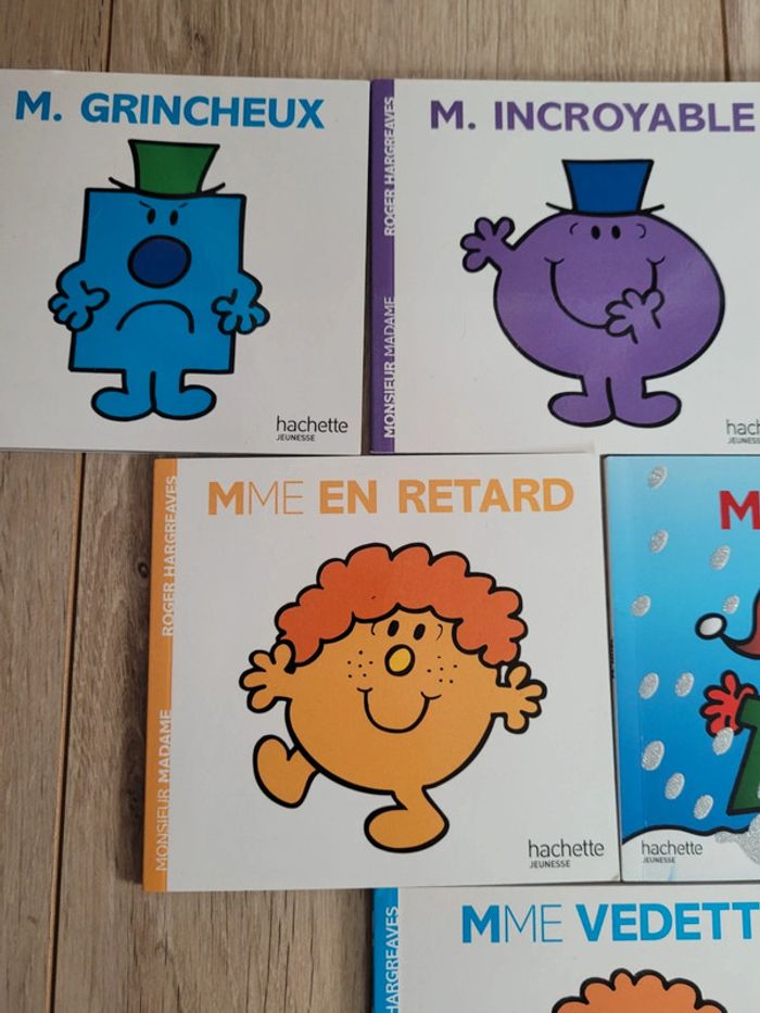 lot de 6 livres Mr et Mme - photo numéro 2