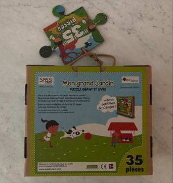 Puzzle géant Mon grand Jardin Sassi