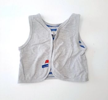 Gilet gris 12 mois