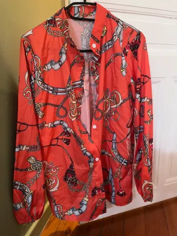 Chemise à motif taille M