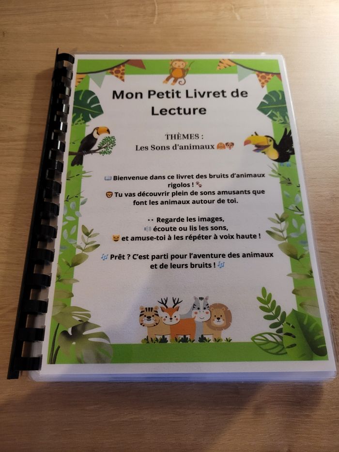 Livres d'activités : Le son des animaux ✨️