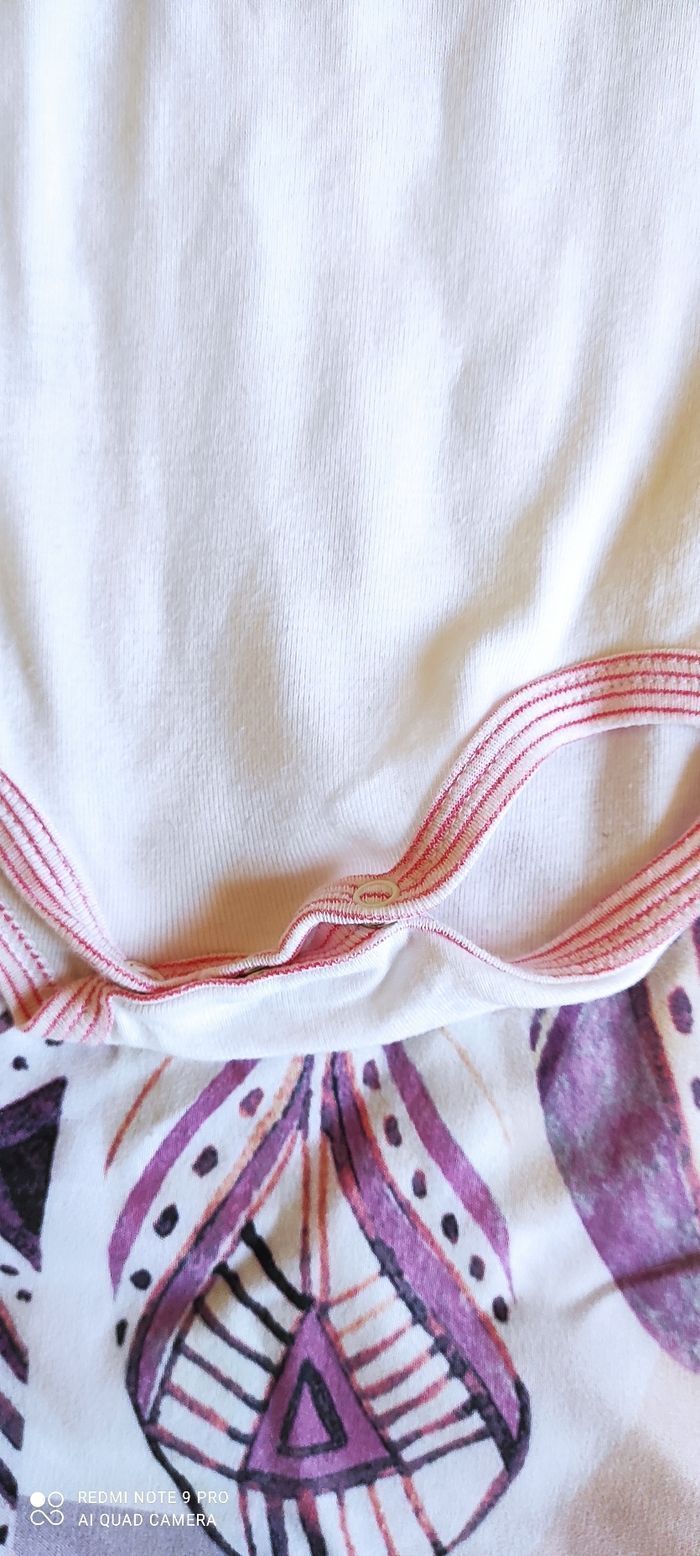 Lot 3 bodies à manches courtes Petit bateau 6 mois - photo numéro 4