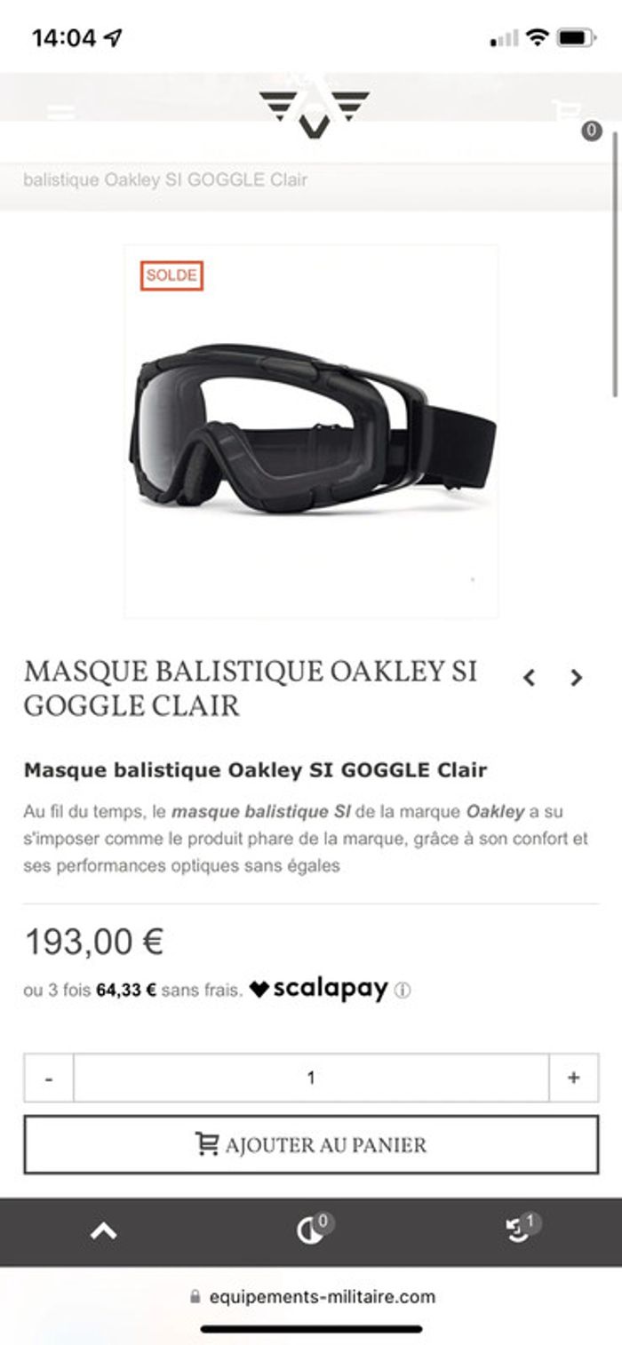 Masque balistique - photo numéro 5