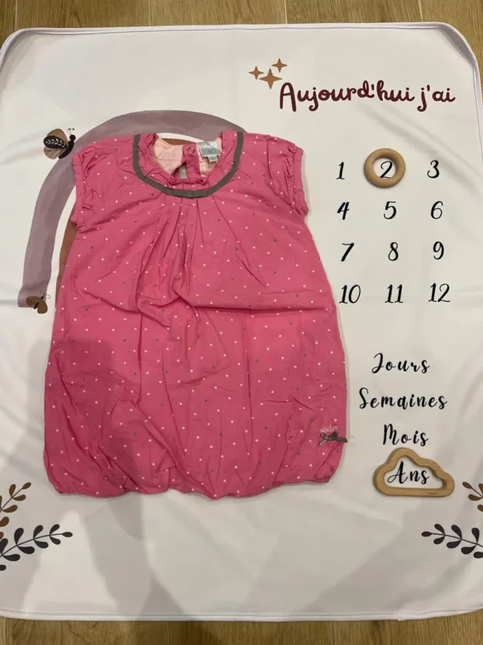 Robe bébé fille Cadet Rousselle – 24 mois