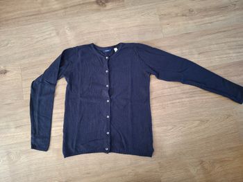 Gilet bleu marine boutonné Okaïdi 12 ans