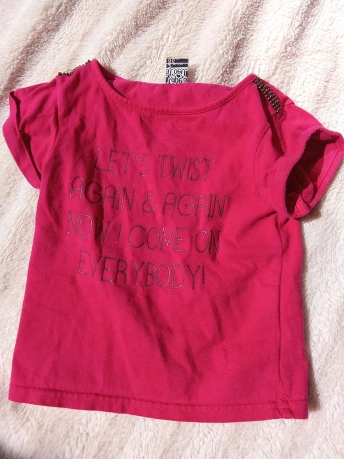 Tshirt Rose - Let's twist again