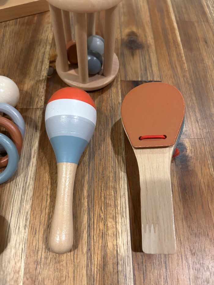 Coffret 5 instruments de musique en bois - photo numéro 3