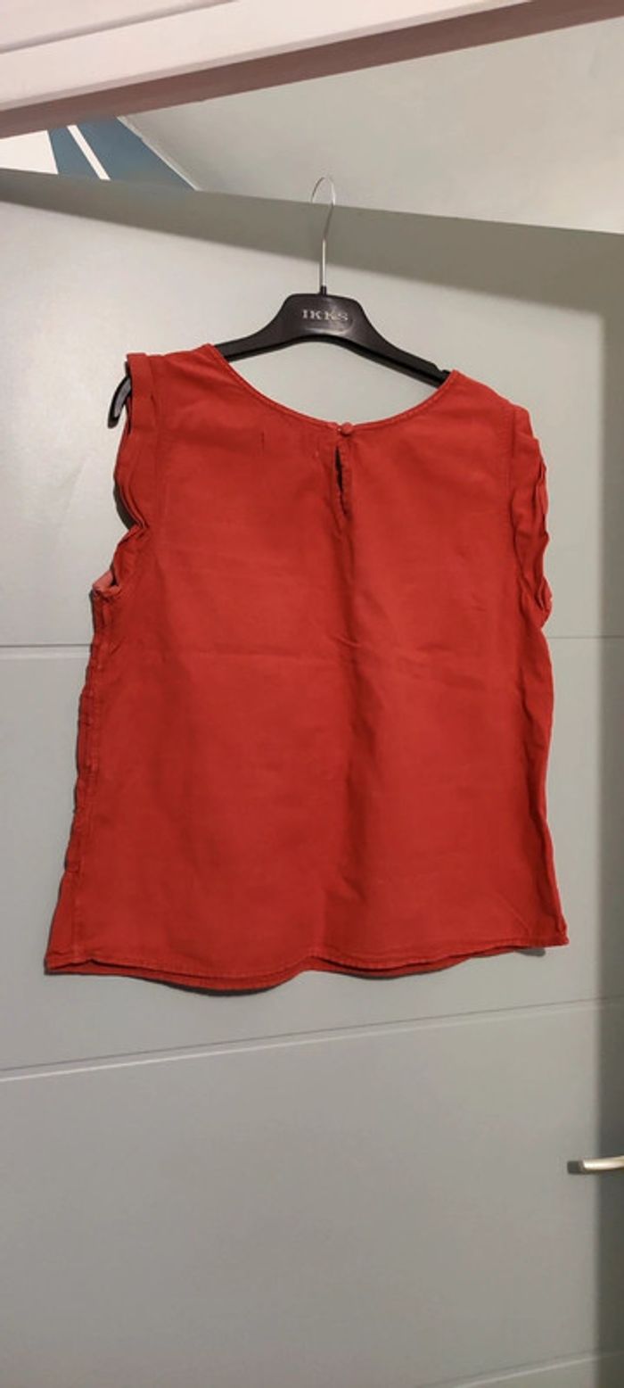 Blouse coton Levi's rouge brique - photo numéro 6