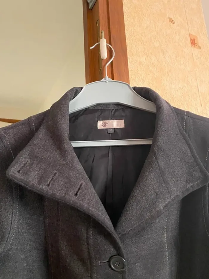 Manteau noir Kiabi – Taille XL – Élégant & original 🖤 - photo numéro 5