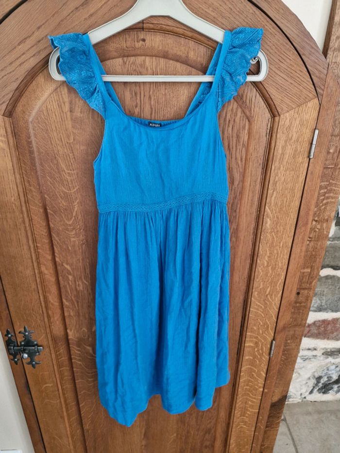 Robe bleu 10 ans
