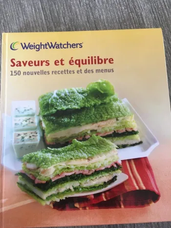 Livre de recettes WeightWatchers Saveurs et équilibre 150 recettes et menus
