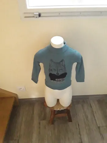 Tee-shirt manches longues à col roulé 3 ans (90/97 cm)