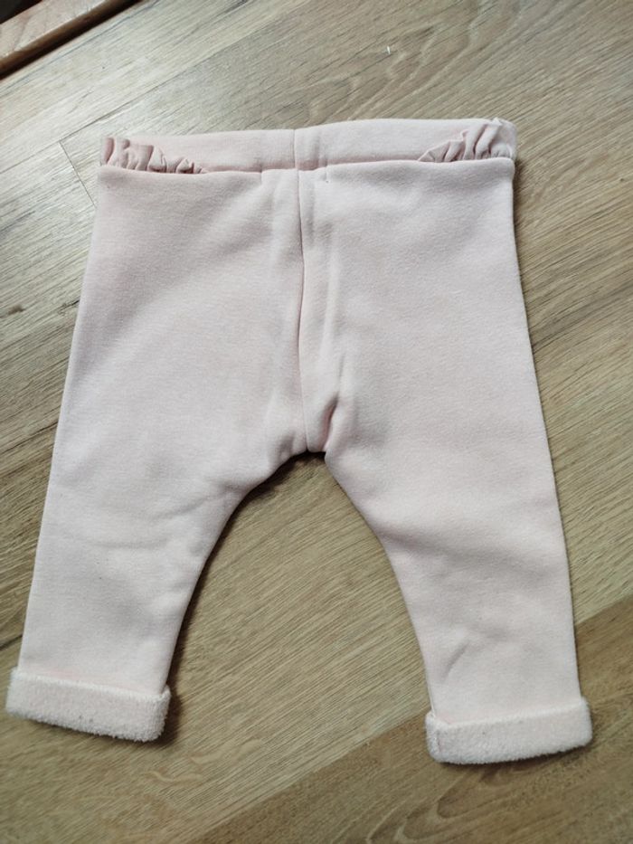 Pantalon rose bébé fille 6 mois - photo numéro 3