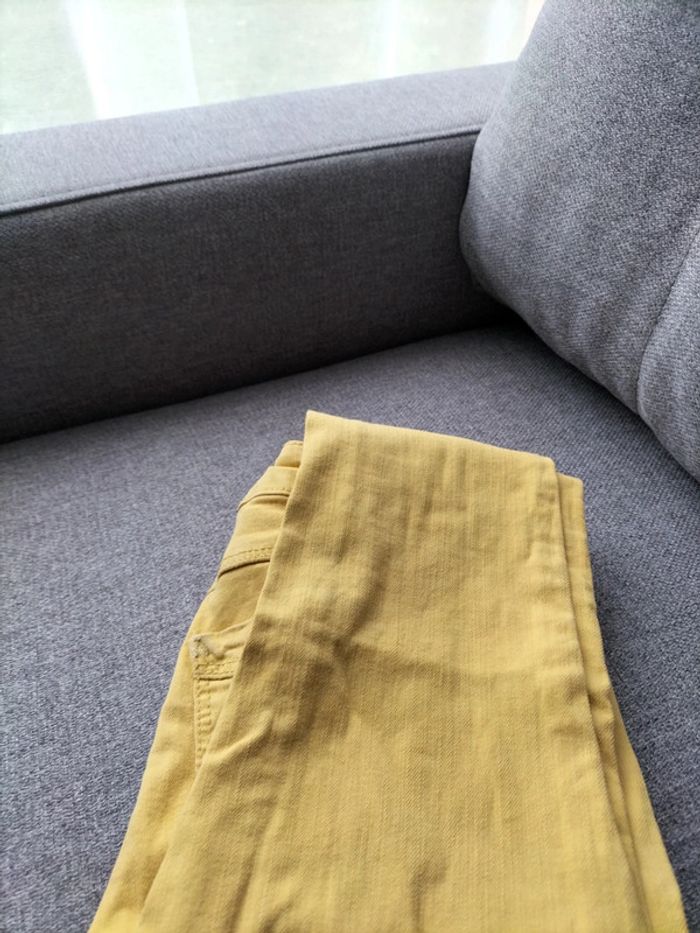 Pantalon skinny jaune - photo numéro 6